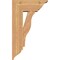 Ekena Millwork Funston Traditional Smooth Bracket w/ Offset Brace, Western Red Cedar, 7 1/2"W x 18"D x 30"H BKT0806X18X30FST01SWR - alternate 2